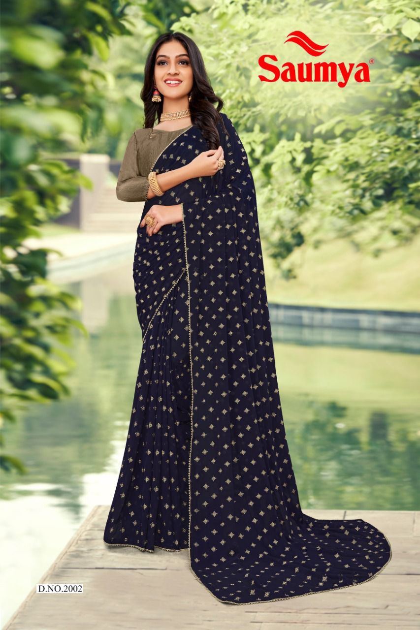 Ishita Saumya Fancy Festive Wear Wholesale Designer Sarees